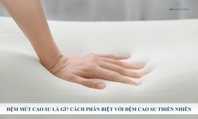 Đệm Mút Cao Su Là Gì ,Cách Phân Biệt Với Đệm Cao Su Thiên Nhiên